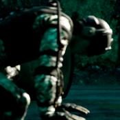 A stealthy soldier infiltrates an area controlled by killer robots.
